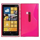 Nokia Lumia 920 Étui HCN PHONE® S-Line TPU Gel Silicone Coque souple pour Nokia Lumia 920 - ROSE