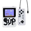 Sup Game Box 400 in 1, Sup Tv Compatible Game Console with Controler, Portable Game, Unique 400 in 1 FC Games, Super Mario, Multiplaye Game for Kids (Random Color)