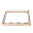 Wooden Knitting Loom, Hand Craft Loom, Knitting Board Tool, for DIY Weaving Beginners Adults and Children (30 * 30cm)
