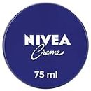 NIVEA Creme Dose Universalpflege (75 ml), klassische Feuchtigkeitscreme für alle Hauttypen, reichhaltige Hautcreme mit pflegendem Eucerit