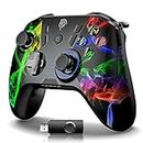 LEVEWAN EasySMX Gamepad PC, PC Game Controller,Wireless Controller for PC PS3 Gaming Joystick, Programmable Buttons for PC/PS3/Laptop Windows/Android TV, TV BOX