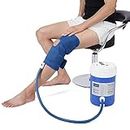 EVERCRYO Cryo Cuff and Gravity Fed Cooler System - Effective cold compression for the knee, ankle or shoulder (Knee)