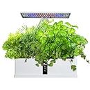 Mingzhe Smart Hydroponics Growing System Indoor Garden Kit 9 Pods Automatic Timing with Height Adjustable 15W LED Grow Lights 2L Water Tank Smart Water Pump for Home Office Kitchen
