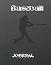 Baseball journal / notebook ,personalized baseball gift, baseball player notebook, Baseball Boy birthday gift,... Gift: Baseball Boy Journal: keep track of your season. Learn and win