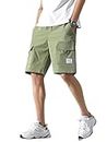 Lymio Men Shorts || Men Shorts Cotton || Men Shorts Casual (Short) (2XL, Green)