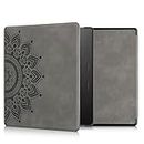 kwmobile Cover Compatible with Amazon Kindle Oasis 10. Generation Cover - eReader Case - Rising Sun Grey