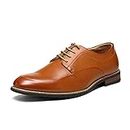 Bruno Marc Men's Dress Shoes Formal Oxfords Prime-1 Brown 10.5 M US