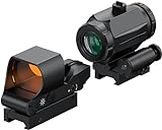 Feyachi RS-30 Red Dot Visier Zielfernrohr mit M40 3X Scope Magnifier Red Dot Lupe, Absolute Co-Witness