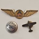 Vintage Skyteam, Airplane & Plastic Delta Airlines Kids Captain Pilots Wings Pin