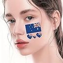 5pcs Australian Flag Tattoo Stickers, For Sports Fans Olympic Games Festival Events And Parties, Safe Waterproof And Sweatproof, Washable, Arms Fingers Face Body Decorations, Australia Tattoo | Australian temporary Tattoo