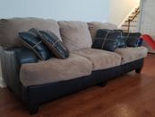 Ashley Furniture Mystic - Chocolate Sofa - 5 Piece Living Room Set