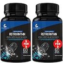 Research Labs Triple Strength Natural Astaxanthin 12mg Softgels with Organic Coconut Oil for Enhanced Absorption. Powerful Antioxidant Supports Eye, Joint & Heart Health. 120 Total Softgels