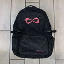 Nfinity Classic Cheer Backpack - Black W/ Pink Glitter Logo