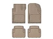 WeatherTech Universal Trim to Fit All Weather Floor Mats for Car, SUV, Automotive Vehicle - 4-Piece Set Tan