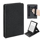 WALNEW Flip Case for Kindle Paperwhite 11th Generation 2021 - Two Hand Straps and Vertical Multi-Viewing Stand Cover with Auto Wake/Sleep for Kindle Paperwhite 2021 Signature Edition E-Reader