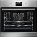AEG 6000 Series Pyrolytic Self Cleaning Electric Single Oven - Stainless Steel