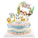 Decorazioni Torta Compleanno Animali Cake Topper Decorazione Cupcake Topper Torta Animale 7 Pezzi Decorazioni per Torte Bambini Matrimonio Festa di Compleanno Baby Shower Articoli Feste