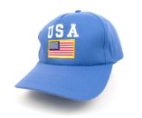 Clásico Sombrero Bandera EE. UU. Bordado Correa Camionero Papá Azul América Gorra