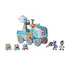 PJ MASKS Romeo Bot Builder Preschool Toy, 2-in-1 Vehicle and Robot Factory Playset with Lights and Sounds for Kids Ages 3 and Up