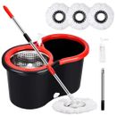 Spin Mop Bucket Deluxe 360 Spinning Floor Cleaning System