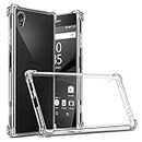 ELICA for Sony Xperia XA1 Plus Dual G3412, Solid Hybrid Rubber Ultra Thin Transparent Soft Jelly Bumper Flexible Transparent Back Cover for Sony Xperia XA1 Plus Dual G3412