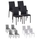 Dining Chairs Faux Leather Accent Chair for Kitchen Set of 4