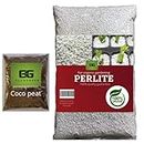 Eg Elamgreen Perlite For Gardening (1Kg),Best Soilless Potting Mix,Get Coco Peat For Plants 100Grams