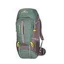 High Sierra Pathway 60L Top Load Internal Frame Backpack, Pine/Slate/Chartreuse