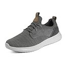 Bruno Marc Men's Slip On Fashion Sneakers Casual Lightweight Running Walking Tennis Shoes,Size 11,Grey,Walk_Work_01
