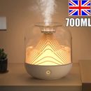700ml USB Air Diffuser Volcano Humidifier LED Night Light Home Relax Defuser UK