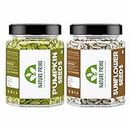 Nature prime Raw Pumpkin Seeds - 250g and Sunflower Seeds - 250g for Eating. Protein and Fibre Rich Food For Immunity Booster Diet Pack (JAR Pack) (250g+250g)