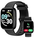 AITAFY Smart Watch for Men Women with Bluetooth Call, Compatible with iOS/Android Phones, Alexa Built-in, 1.83" HD Screen with Heart Rate/Sleep/SpO2 Monitor, 100 Sports Fitness Activity Tracker