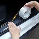 AutoBizarre High Gloss Transparent Anti-Scratch Door Edge Guard Scuff Plate Protection Waterproof Tape/Paint Protection Film/PPF - 5cm x 500cm