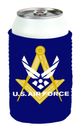 U.S. Air Force Masonic Full Color Can Cooler