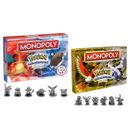 Pokémon Monopoly - Set of 2 - (Johto & Kanto Edition) Board Game (New Sealed)