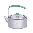 Boundless Voyage Titanium Kettle 800ml/1200ml with Folding Handle Filter Outdoor Camping Big Capacity Teapot (800ml)