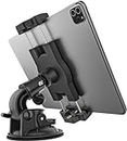 GDZN Dashboard Tablet Mount for Car, [Ultra-Stable] Dash Tablet Holder, 360° Rotation Suction Cup iPad Stand with 1/4'' Screw for iPad Pro 12.9, 11 Air Mini, Galaxy Tabs Z Fold, Phone, 4-13" Devices