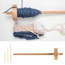 Drop Spindle Weaving Supplies Wheel Tops Whorl Yarn for Woven Felting Crochet