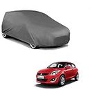 Auto Addict Car Cover Gray Matty 2x2 with Elastic Cord,Buckle Belt,Triple Stitch Car Body Cover for Toyota Corolla Old(2004-2008)