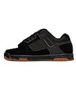 DC Shoes Stag, Sneaker Uomo, Nero (Black/Gum), 44.5 EU