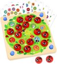Subtail Ladybug Garden Memory Game - Memory Game for 3 4 5 Year Olds - 16 Theme