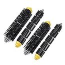 Replacement Parts for iRobot Roomba 600 Series 690 980 670 660 651 650 630 614 595 585 564 552, 2 Pairs Bristle and Flexible Beater Brush, Vacuum Cleaner Replenishment Kit