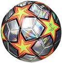 adidas unisex-adult Finale 21 Training Hologram Foil Soccer Ball Multicolor/Solar Red/Solar Yellow/Black 5