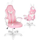 JOYFLY Pink Gaming Chair for Kids, Gamer Chair for Teens Adults Computer Chai...