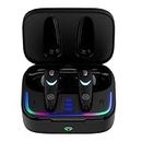 Noise Newly Launched Buds Combat X In-Ear Truly Wireless Gaming Earbuds with 40ms Low Latency, 60H of Playtime, Spatial Audio, RGB Lights,Instacharge(10 min=180 min),10mm Driver,BT v5.3(Stealth Black)