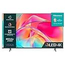 Hisense 75 Inch QLED Smart TV 75E7KQTUK - Quantum Dot Colour, 60Hz VRR, Dolby Vision, Bluetooth&HDMI, Share to TV, VIDAA Smart TV, and Youtube, Freeview Play, Netflix and Disney+ (2023 New Model)