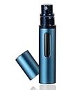 Emwel Perfume Atomiser, Empty Travel Perfume Atomiser, Mini Portable Spray Bottle with Window for Travel, 8 ml (Blue)