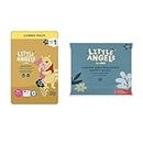 Little Angels Size 1 Nappies Newborn Disney Jumbo 70 Pack + 150 Nappy Bags