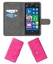 ACM Rotating Clip Flip Case Compatible with Nokia Lumia 1020 Mobile Cover Stand Rose Pink