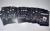 Roblox gift cards $10, $25, $50, $100 - unused